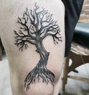 Тату дерево | ANATOMY TATTOO STUDIO | Дзен