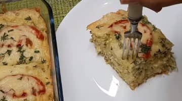 Приготовление запеканки из кабачков и картофеля в духовке: шаг 16