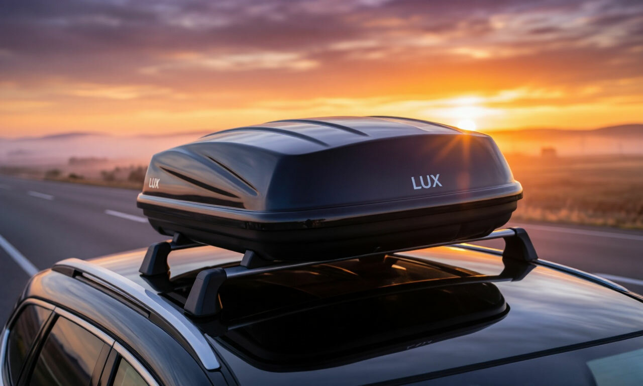Аренда автобокса LUX 320 литров в Санкт-Петербурге — установка на крышу автомобиля