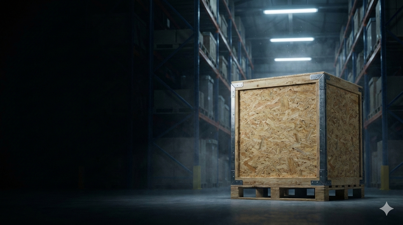 Промышленная упаковка из OSB
