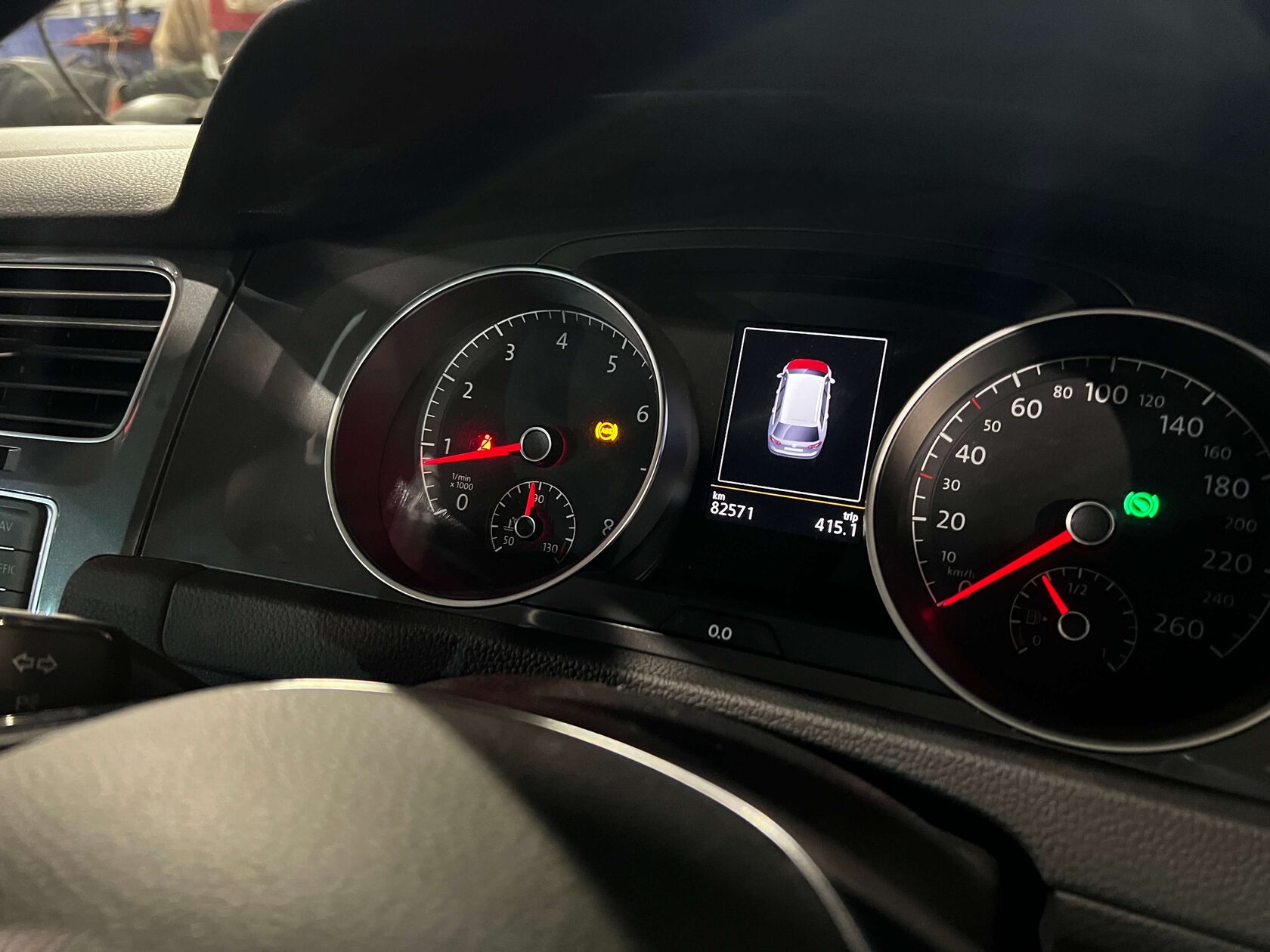 Volkswagen Golf Alltrack после замены антифриза