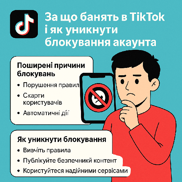 За що банять в TikTok