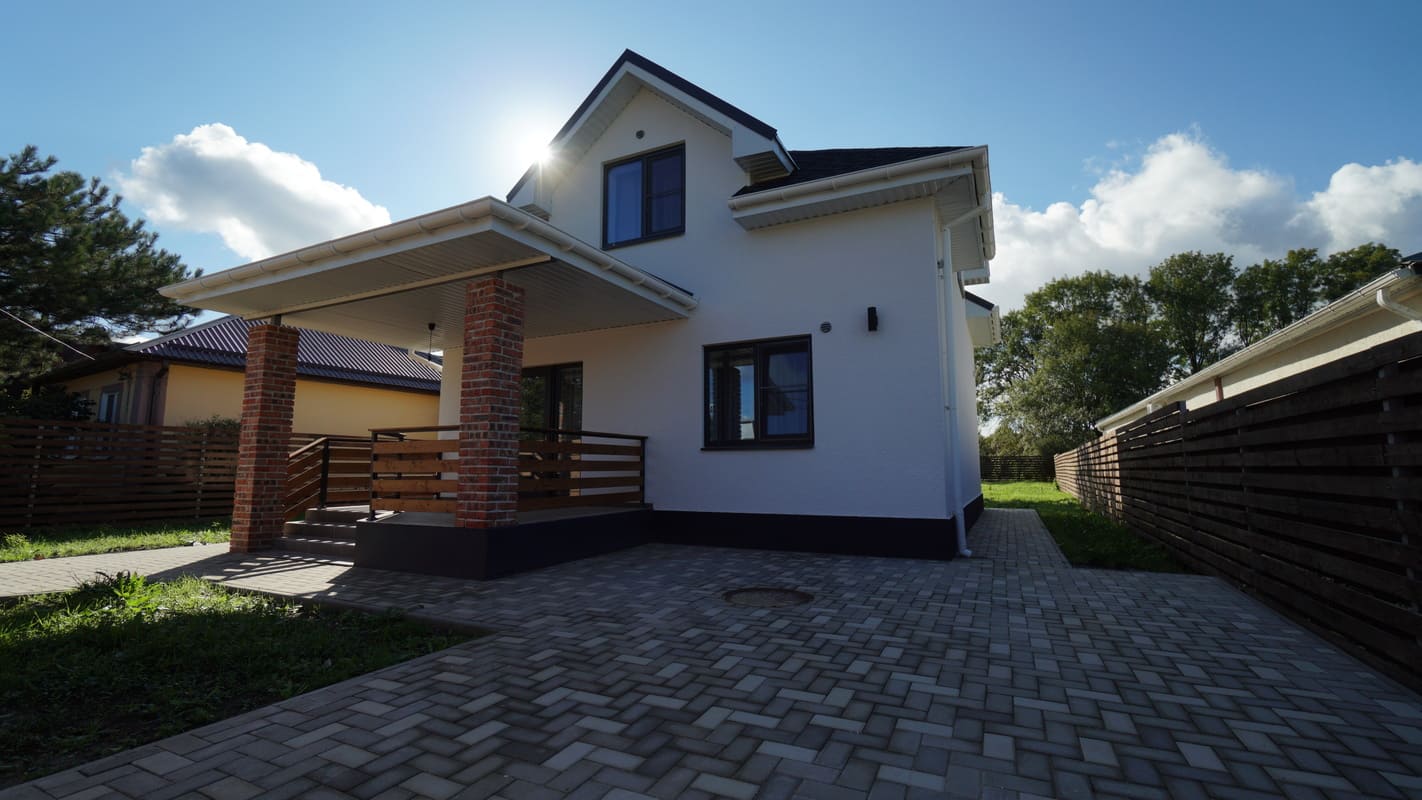 Быстровозводимый дом в Лабинске терраса