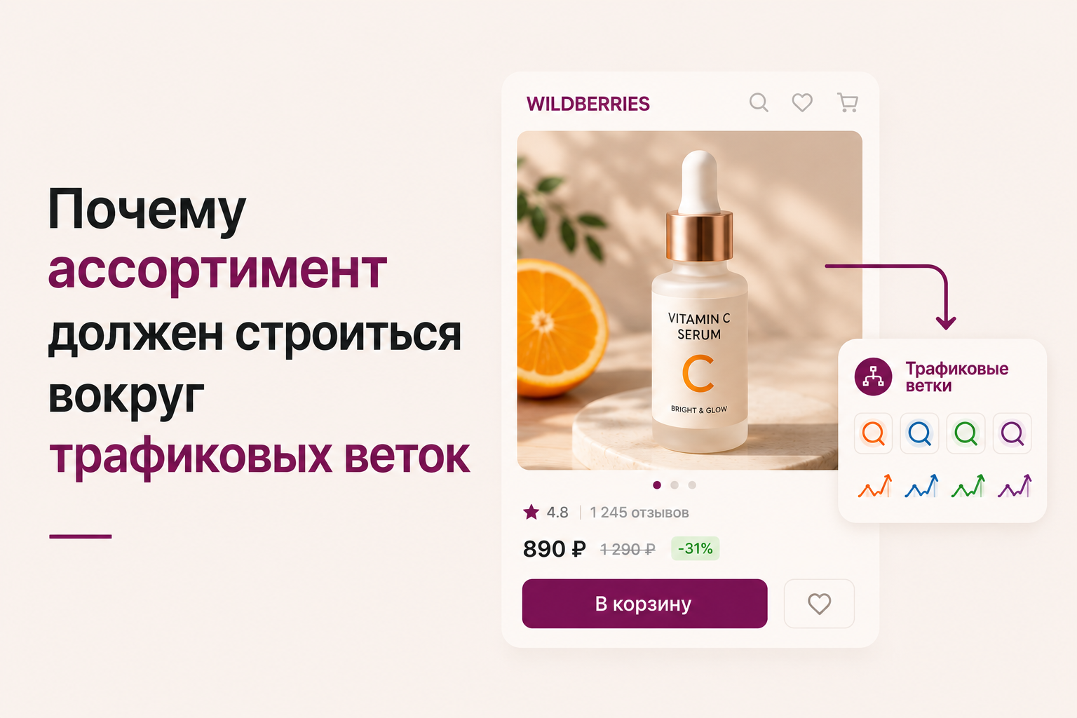 Почему ассортимент должен строиться вокруг трафиковых веток