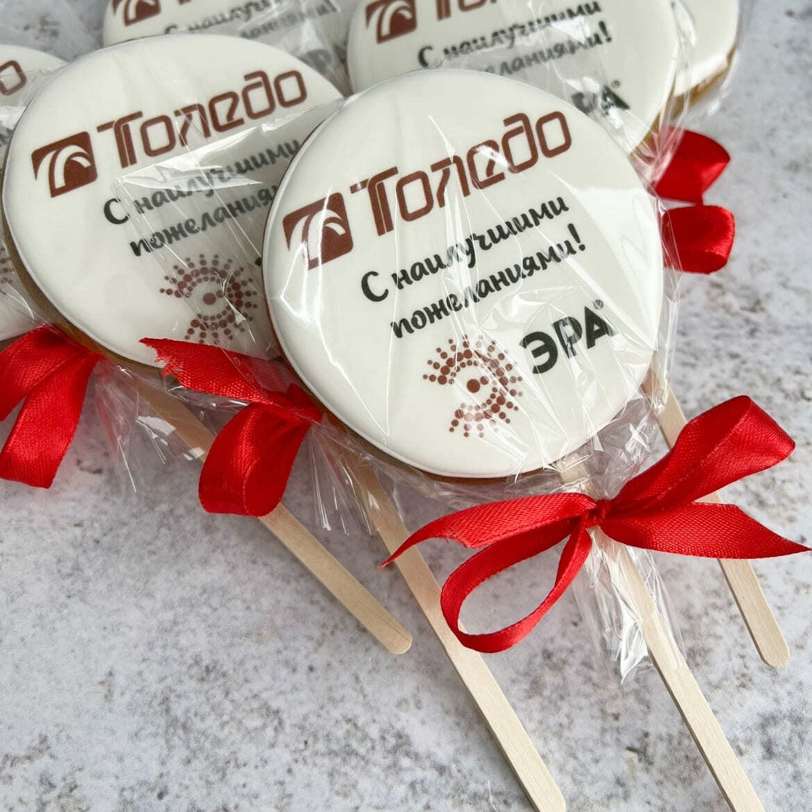 Пряники с логотипом компании