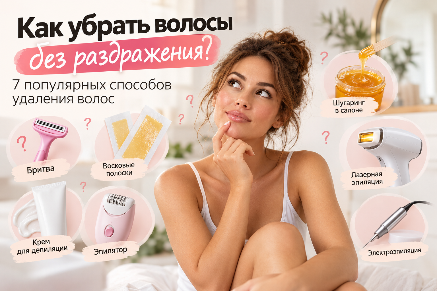 как убрать волосы без раздражения. обзор