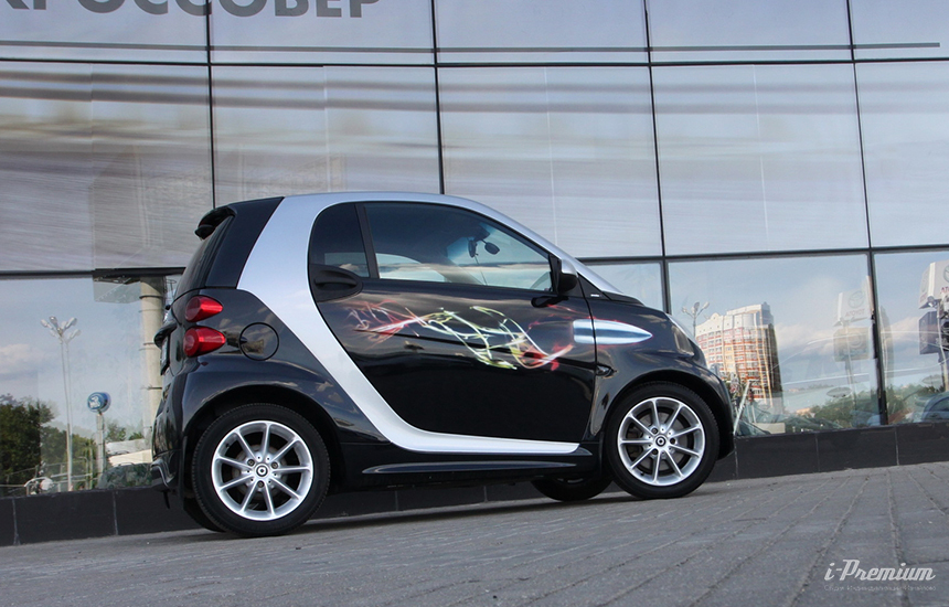 Smart Fortwo аэрография