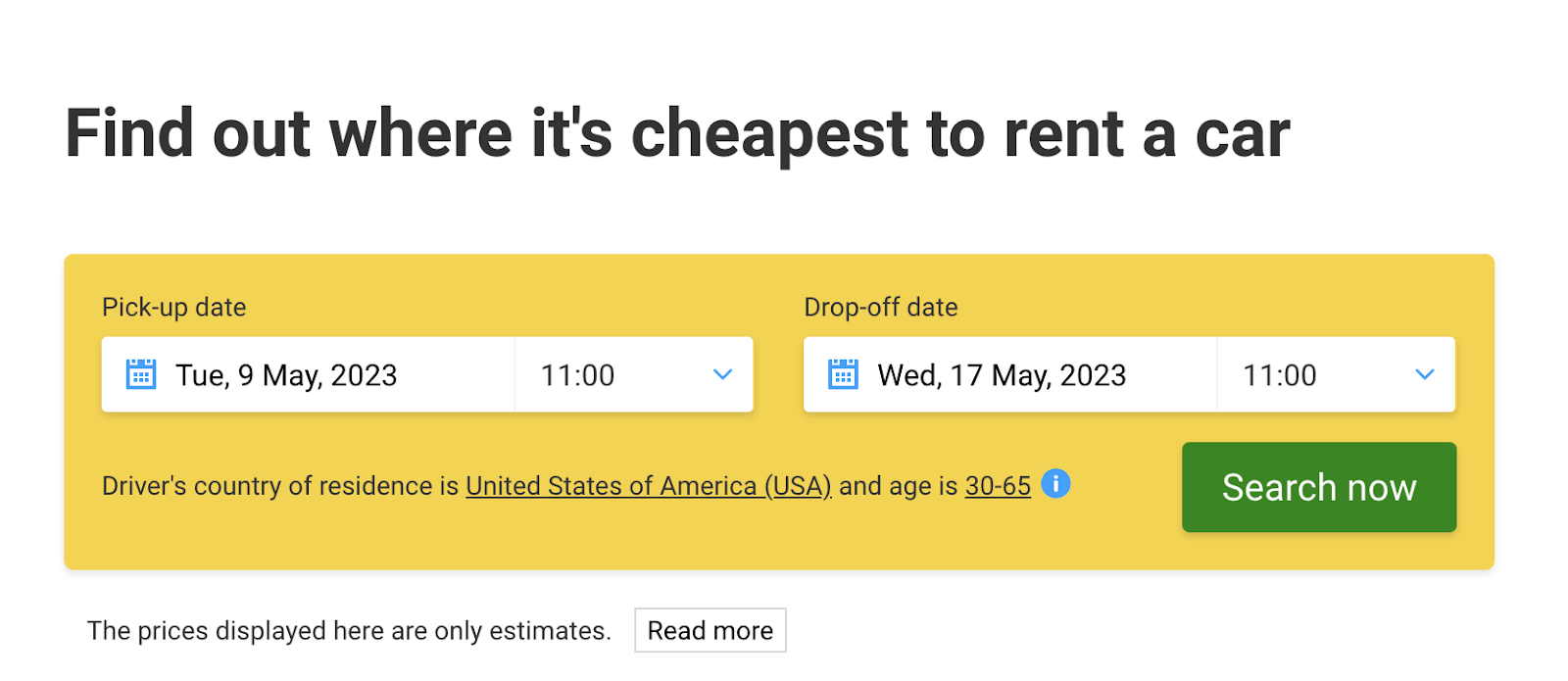 New innovative destination price comparison tool launched globally