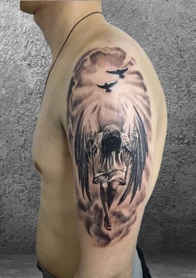 тату ангел, лучшие тату мастера Перми