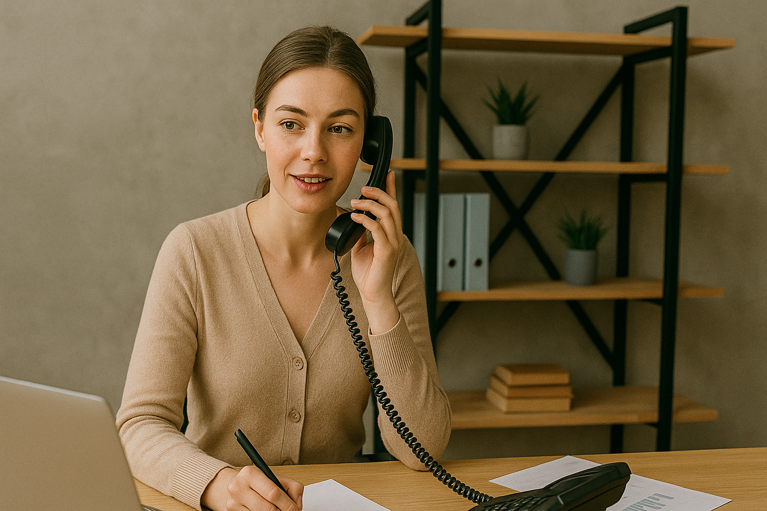 Professional administrators managing tasks for Swiss companies