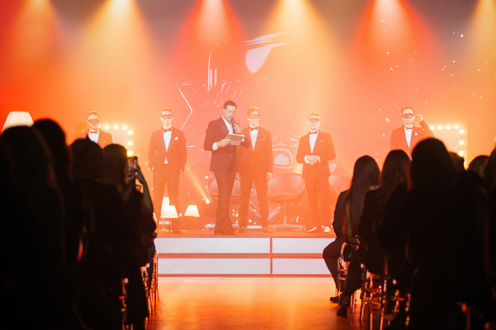 Immersive beauty school show