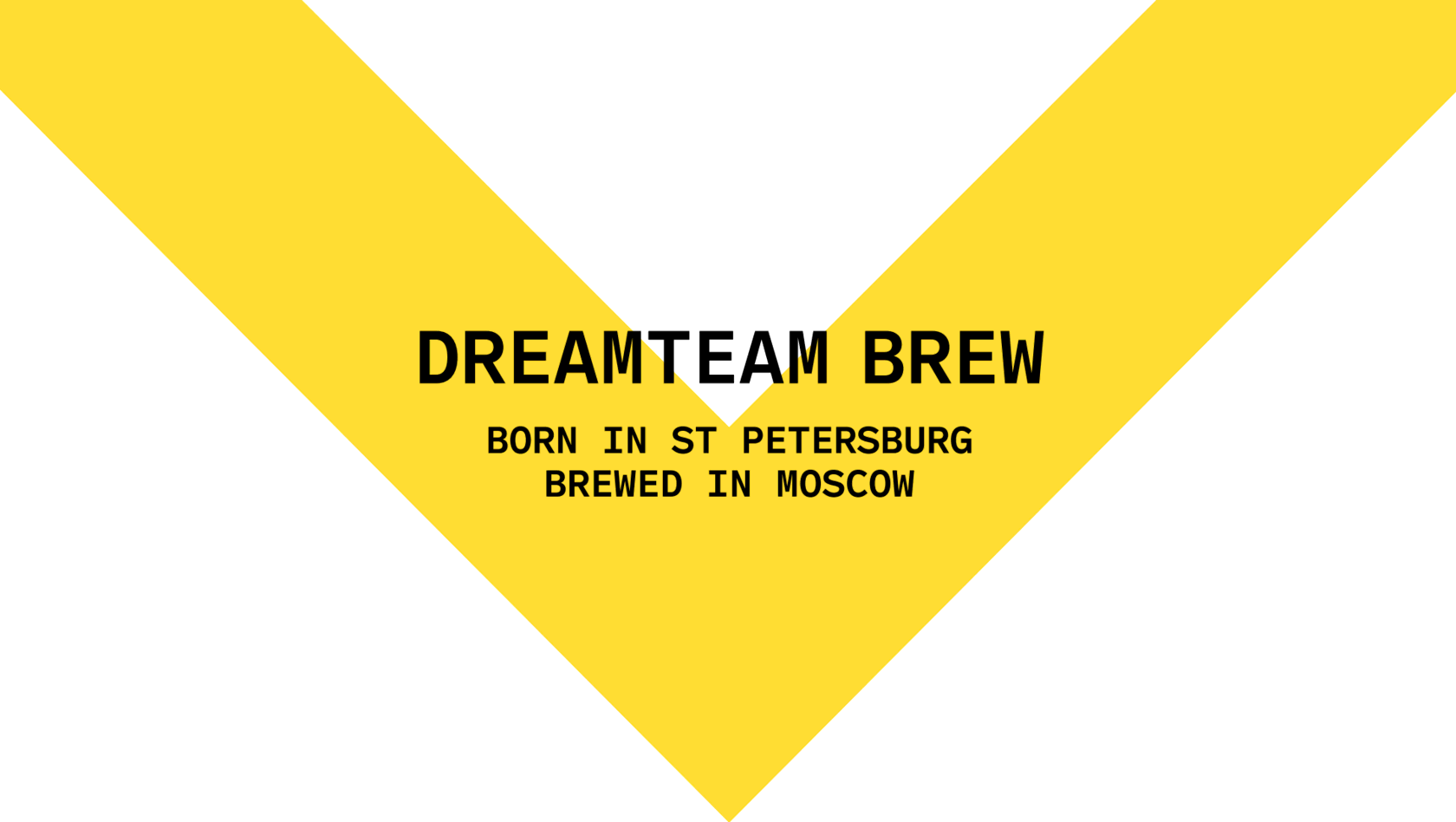 Dreamteam brew — for restaurants, bars, cafes