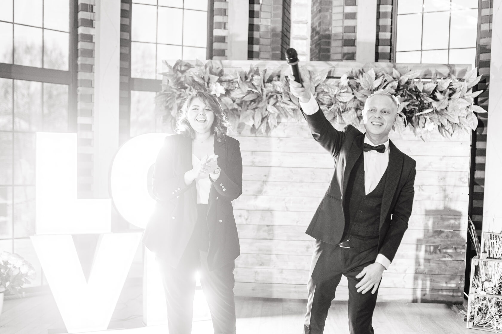 Завершение мероприятия с ведущим Сергеем Моховым