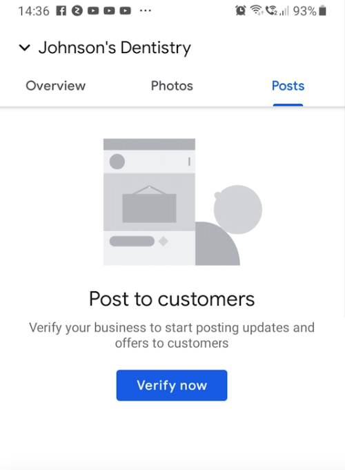 create posts to customers