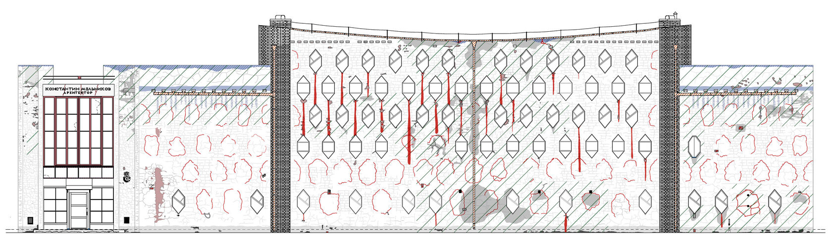 Дом Мельникова Реставрация