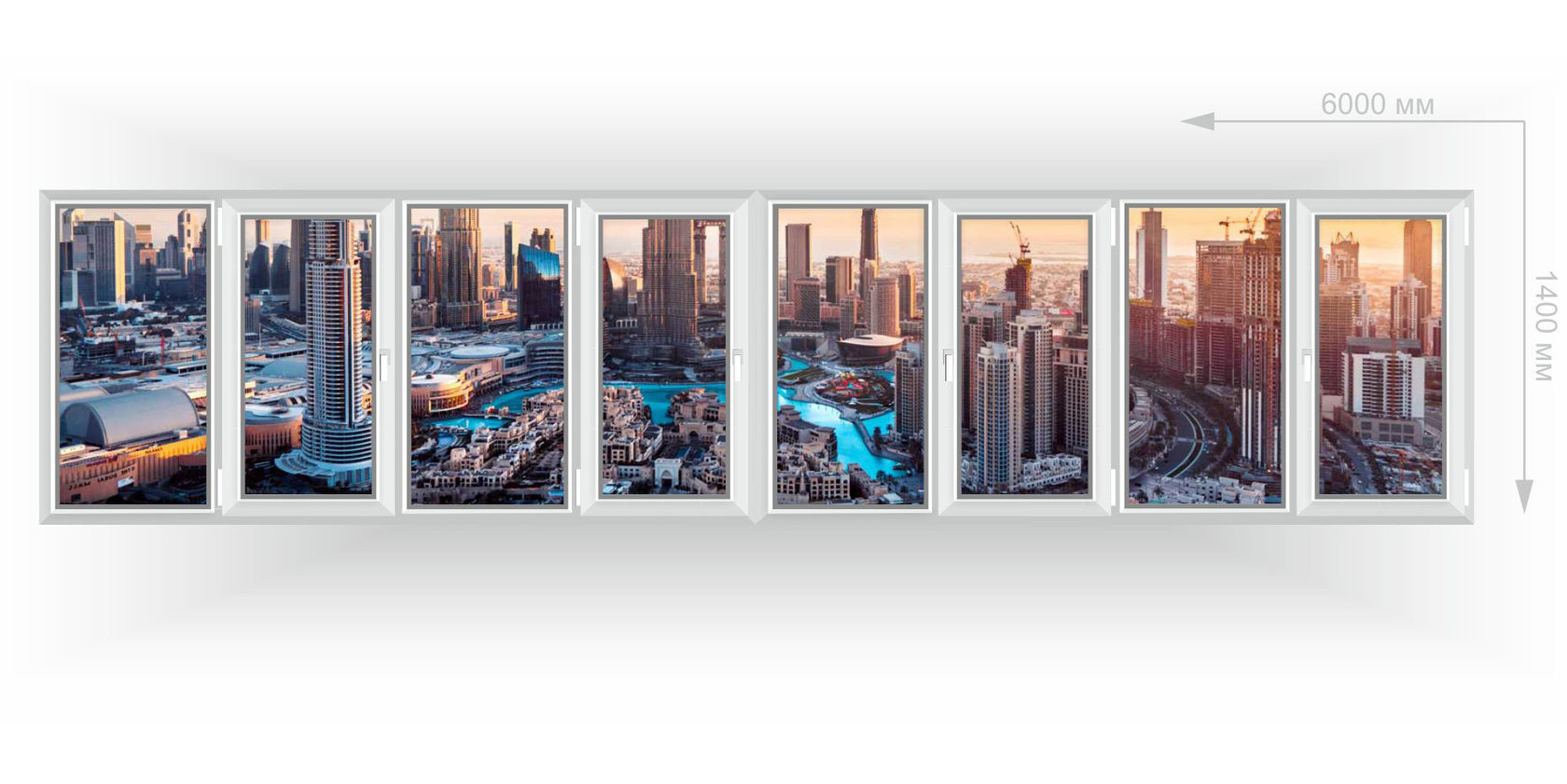 остекление лоджии 6 метров фото