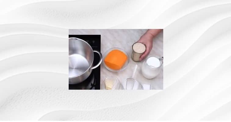 Приготовление рисовой каши с тыквой на молоке: шаг 1