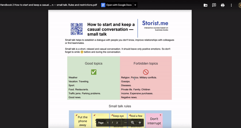 practical materials for business