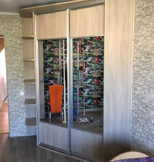 угловой шкаф купе