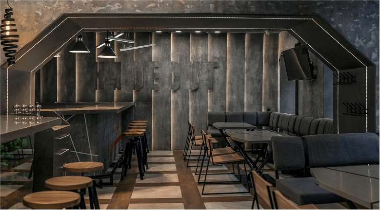 интерьер бара