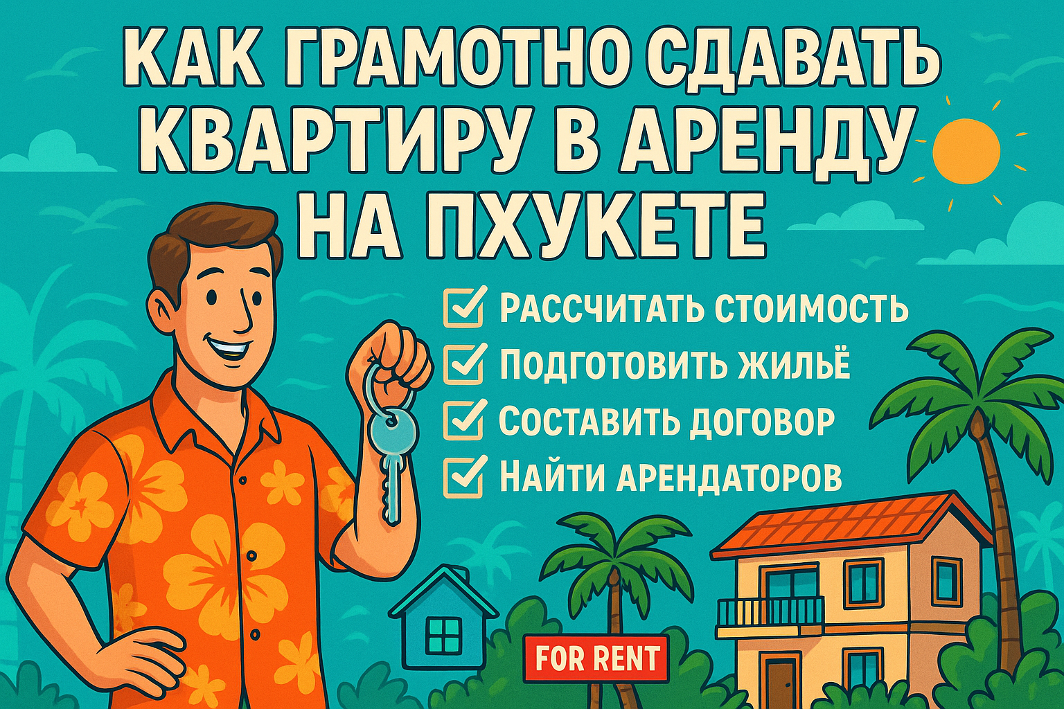Пхукет — рай для инвесторов в недвижимость. Спрос на аренду здесь растет: туристы, цифровые номады и зимовщики ищут комфортное жилье у моря. Но как сдавать квартиру на Пхукете, чтобы получать стабильный доход и не терять нервы? Я живу на острове уже 10 ле