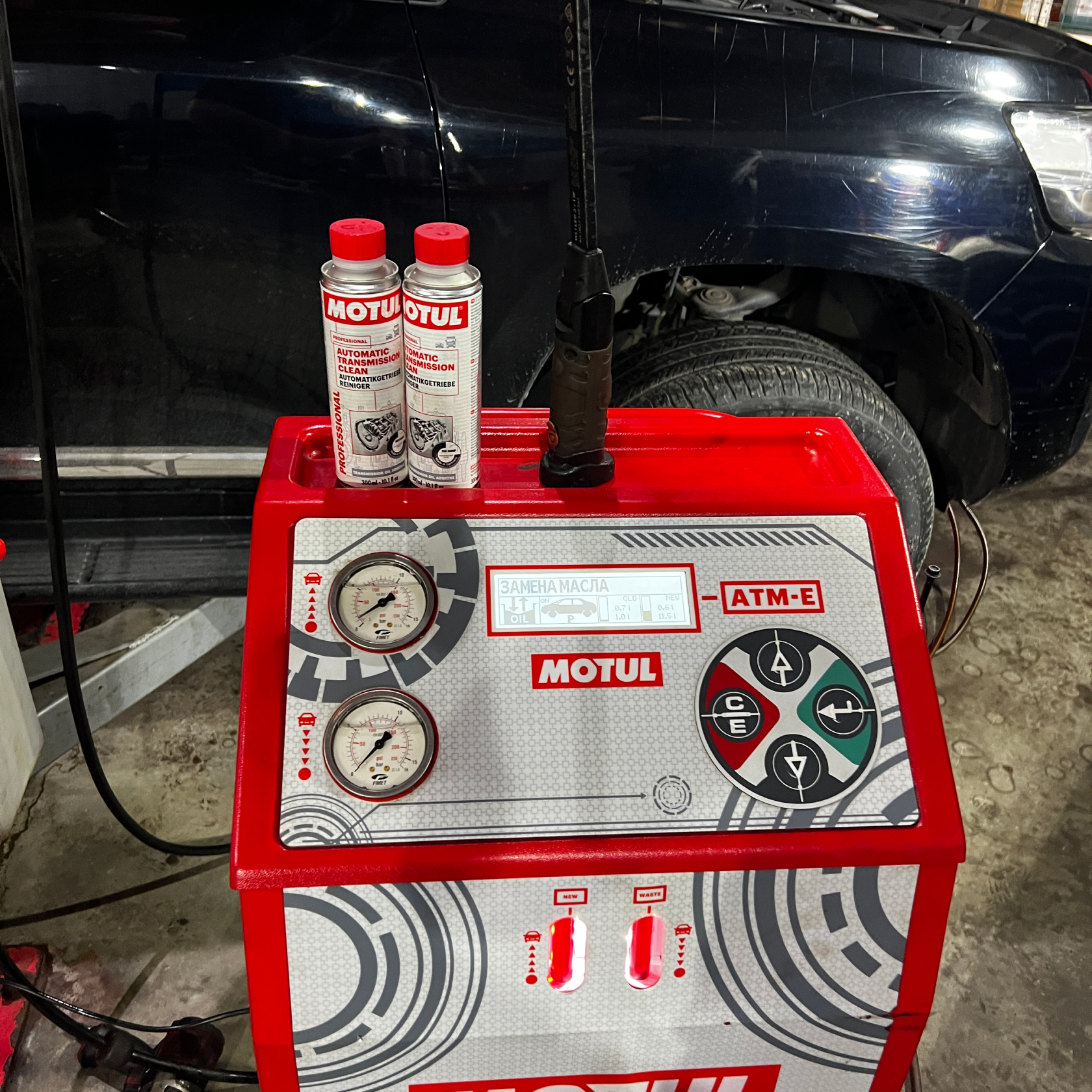 Установка поддона и заправка АКПП Toyota