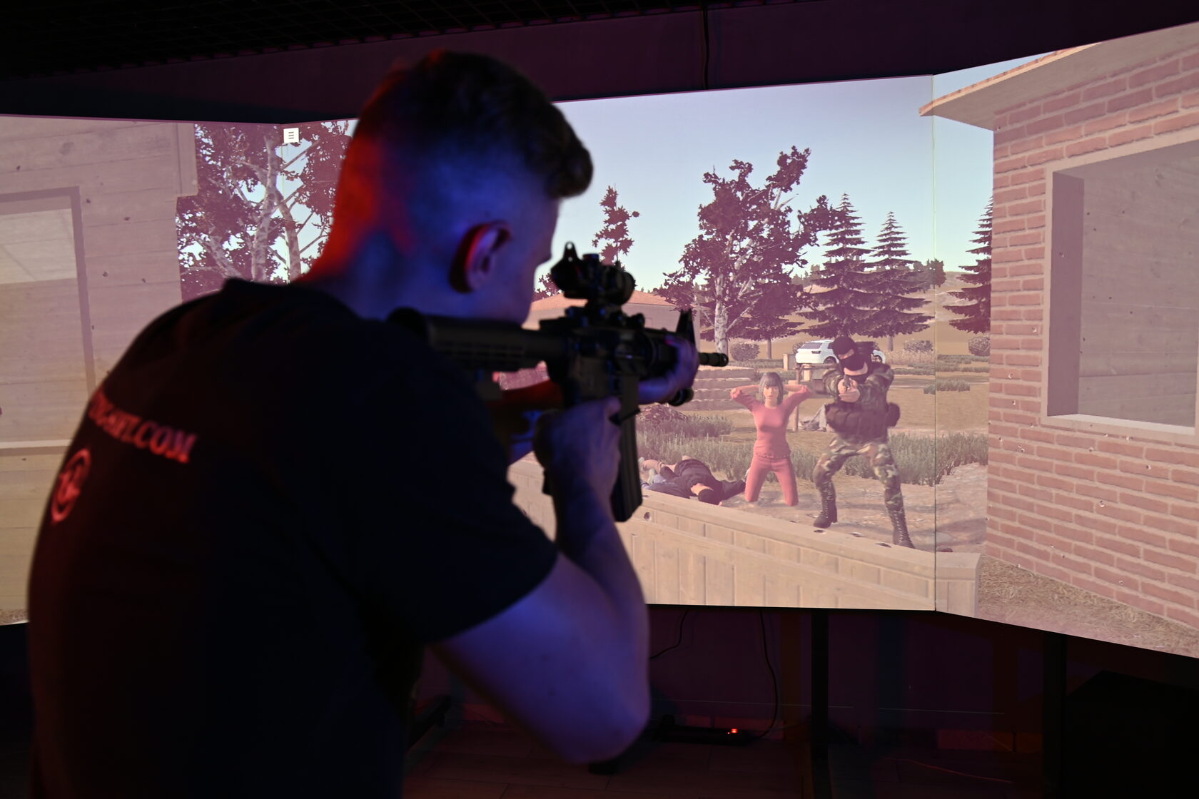 Shooting Range Software Laser Firearms Simulator for home