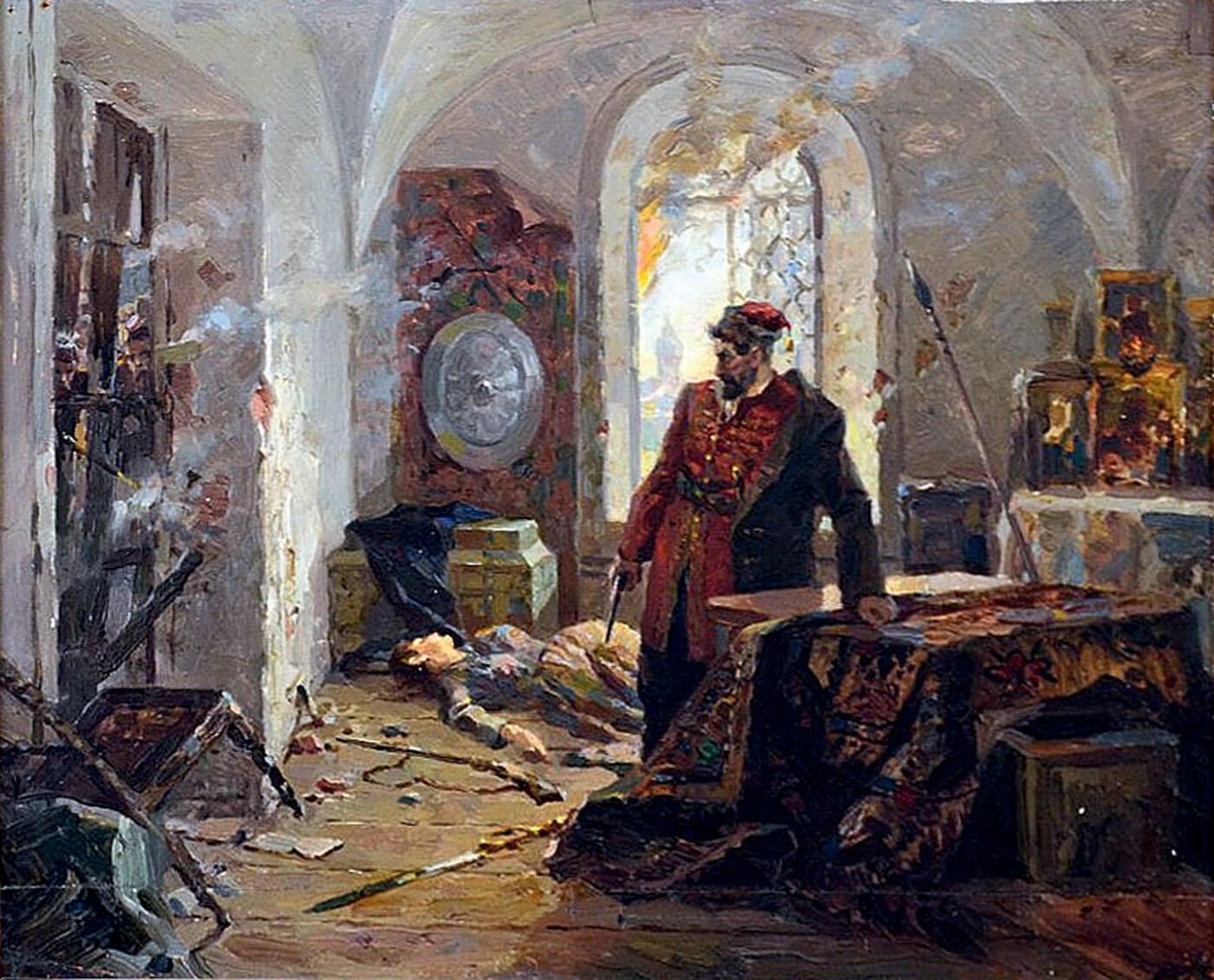 Геннадий Курочкин «Смерть Кондратия Булавина» (1950)