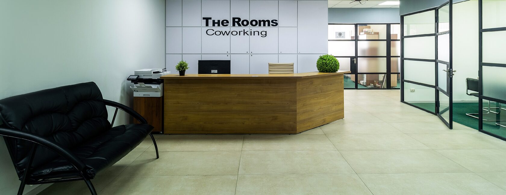 Ресепшен коворкинга The Rooms