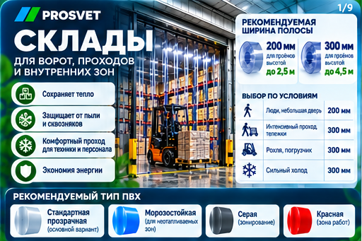 ПВХ-завесы для складов
