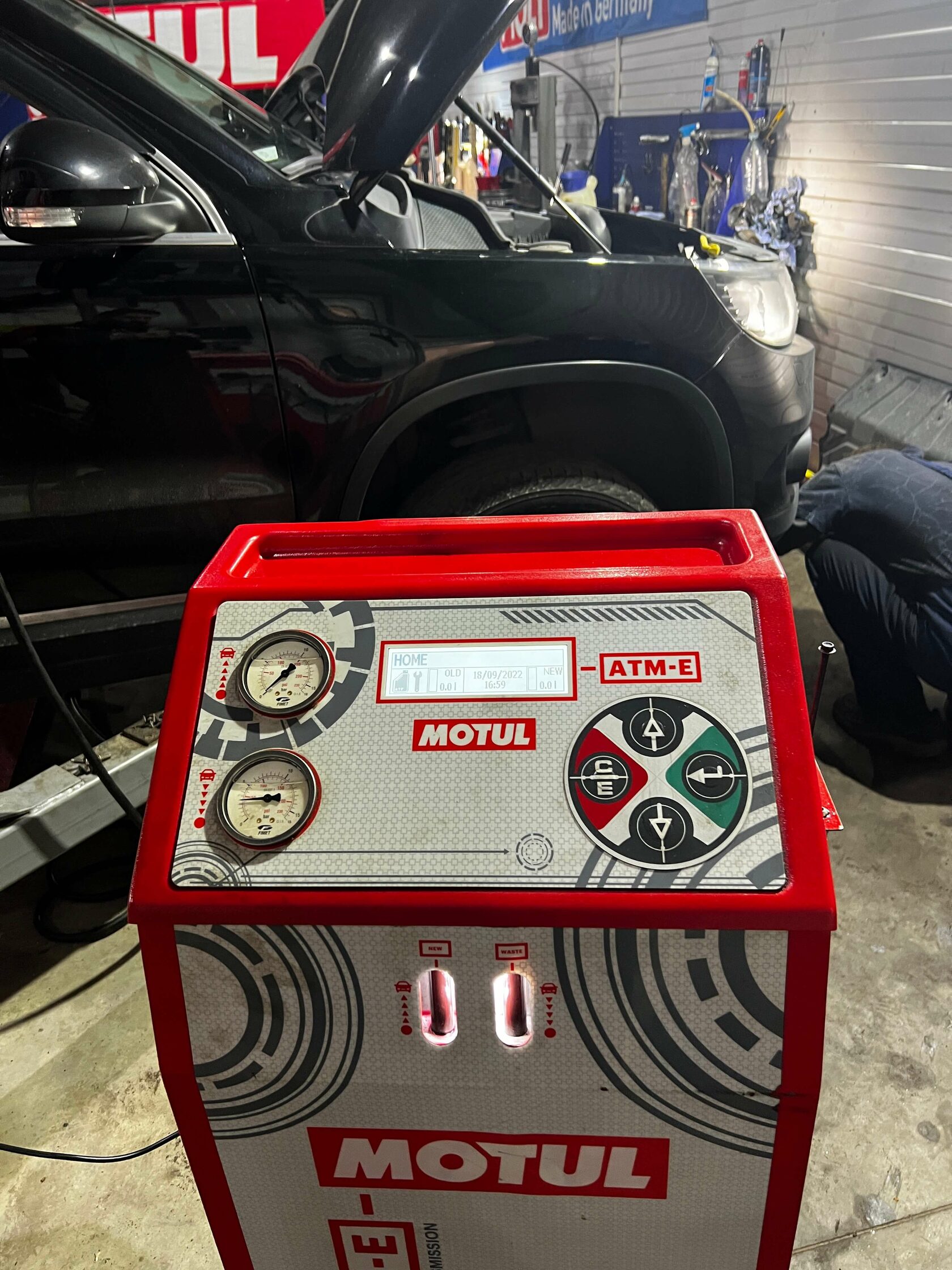 Проверка давления масла АКПП