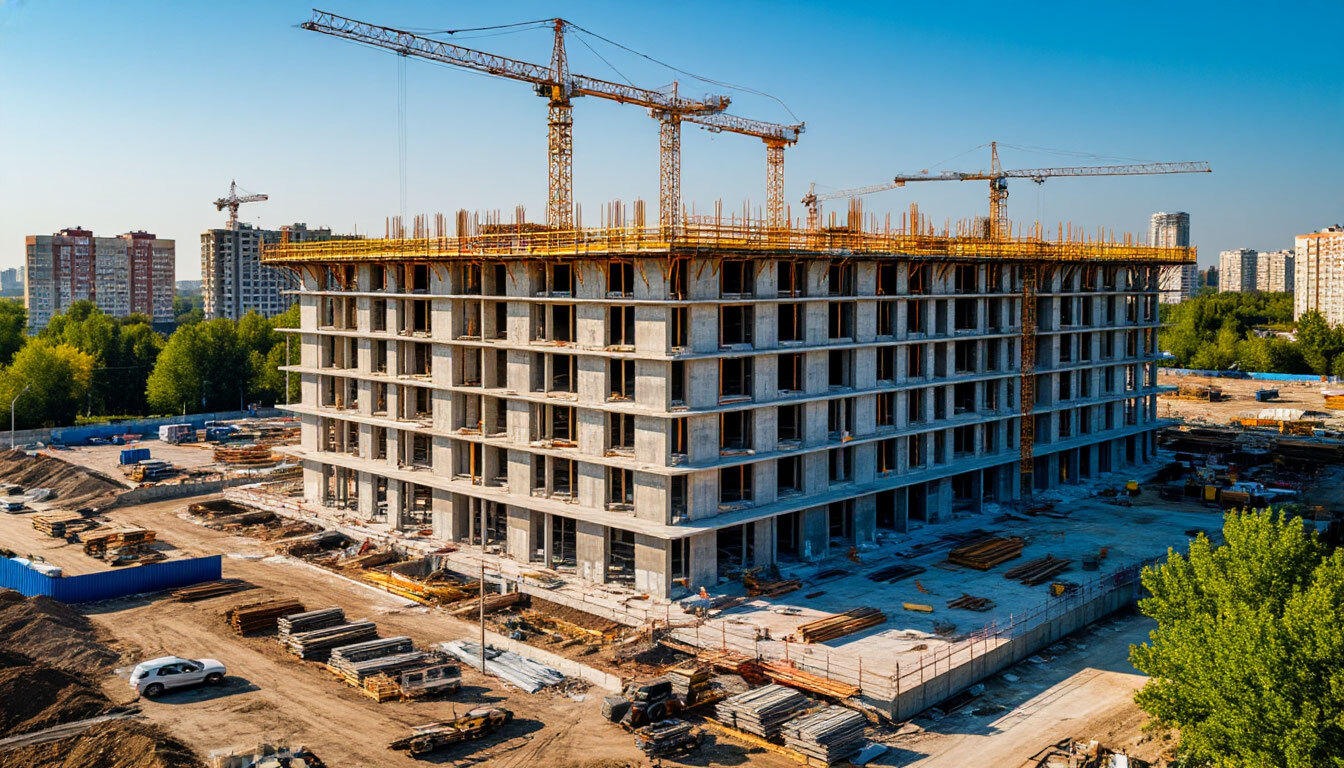 Строительство комплекса зданий