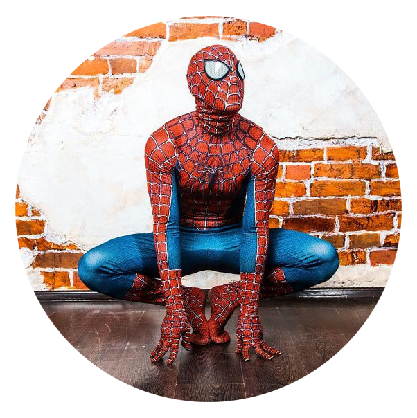 Аниматор человек паук в Москве