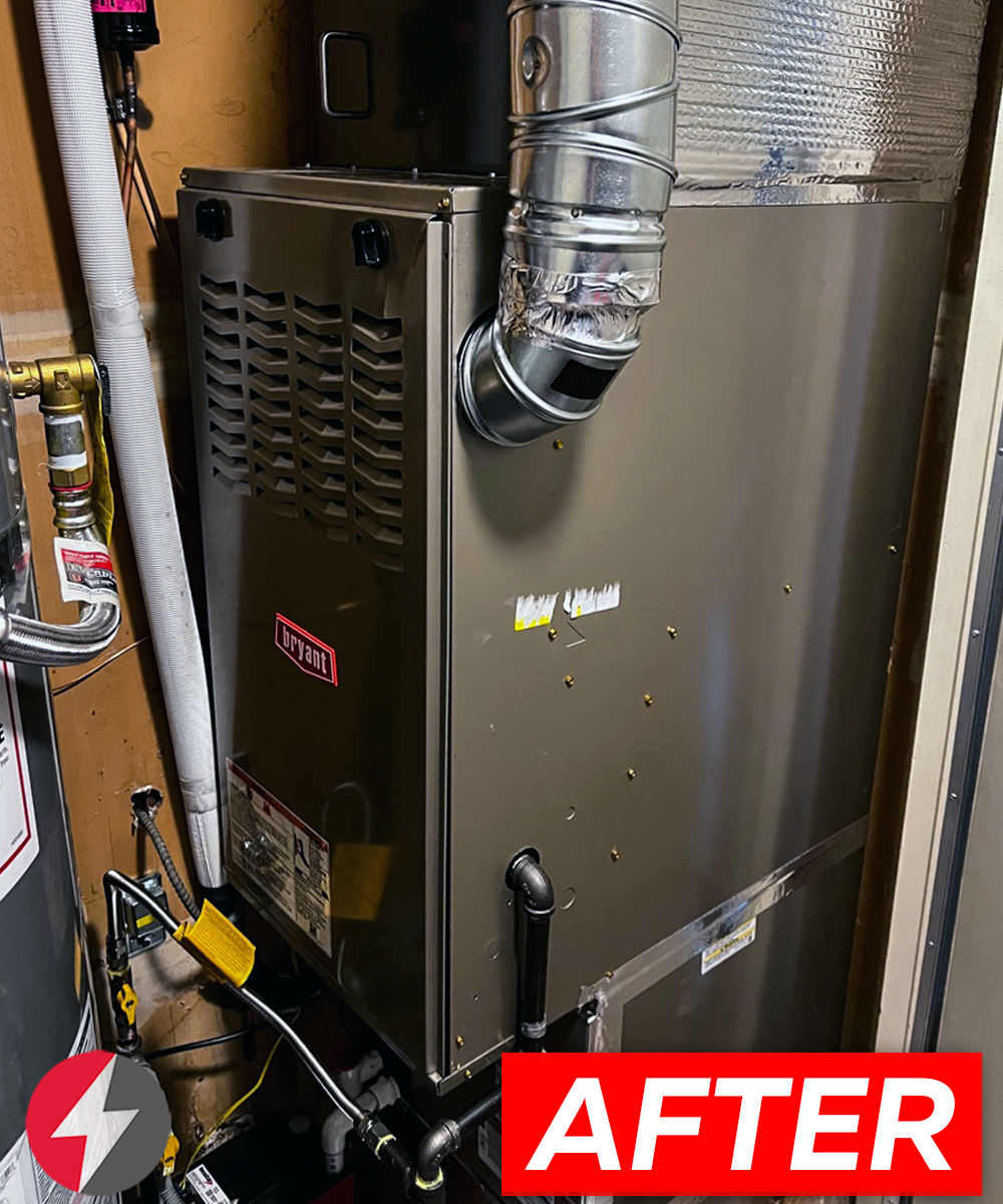Bryant HVAC System Replacement with 80 Efficiency Furnace in Napa