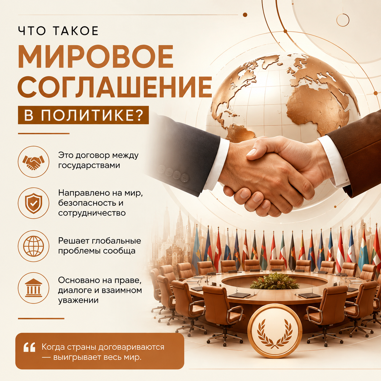 Мировое соглашение: значение в политике и международном праве