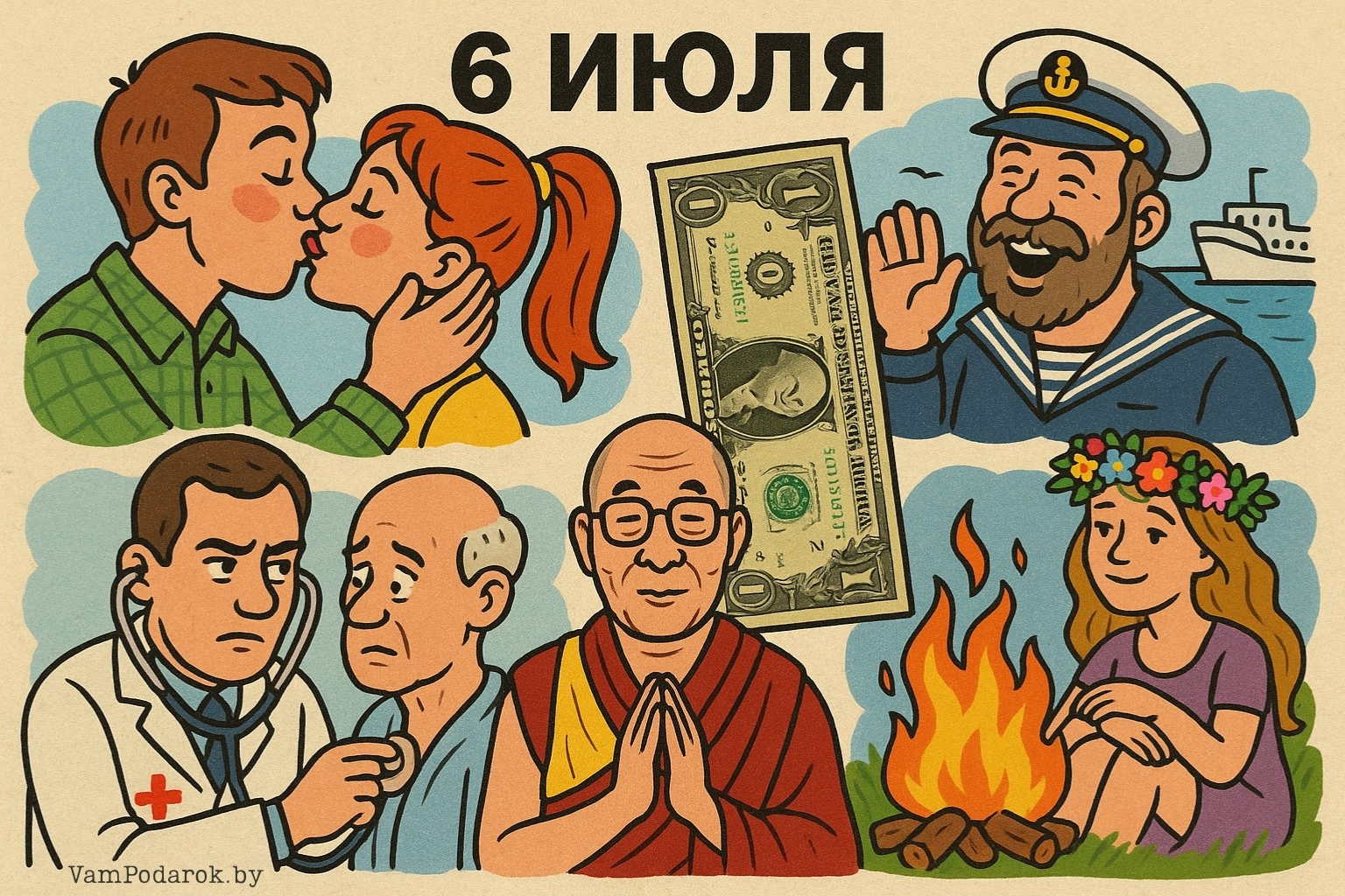 Праздники, именины и народные приметы на 6 июля 2025 года
