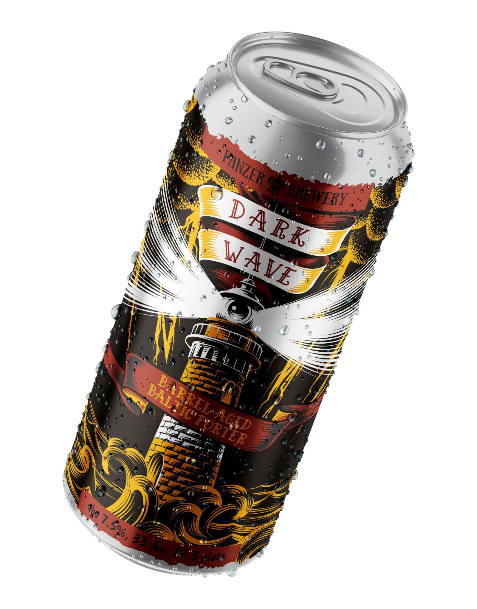 Банка пива Акварель Eclipse Sabro - American IPA от Panzer Brewery