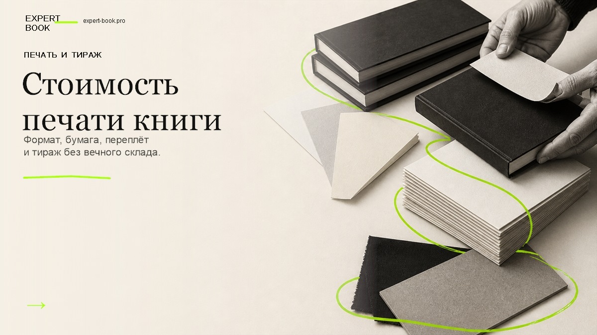 Обложка статьи «Сколько стоит напечатать книгу и как выбрать тираж» — Expert Book