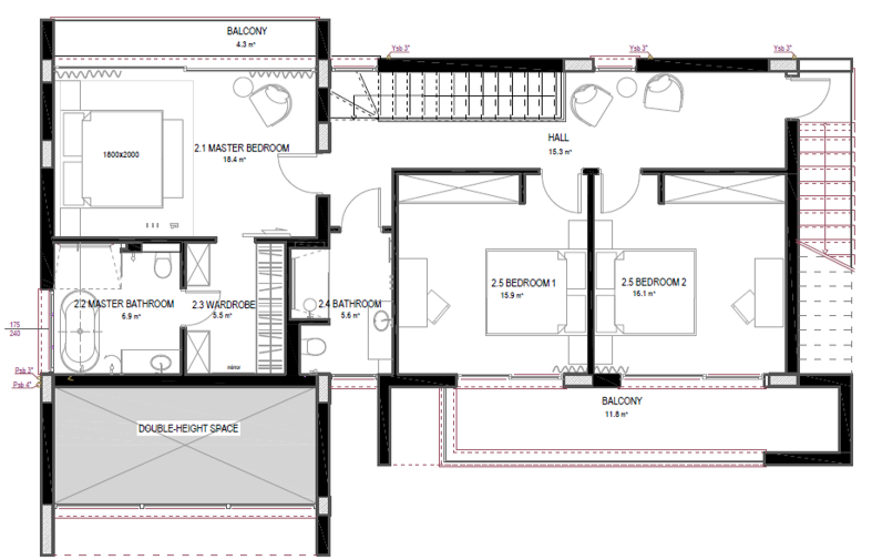 Aiva Luxury Homes and Villas in Esentepe North Cyprus interiors of villa first floor