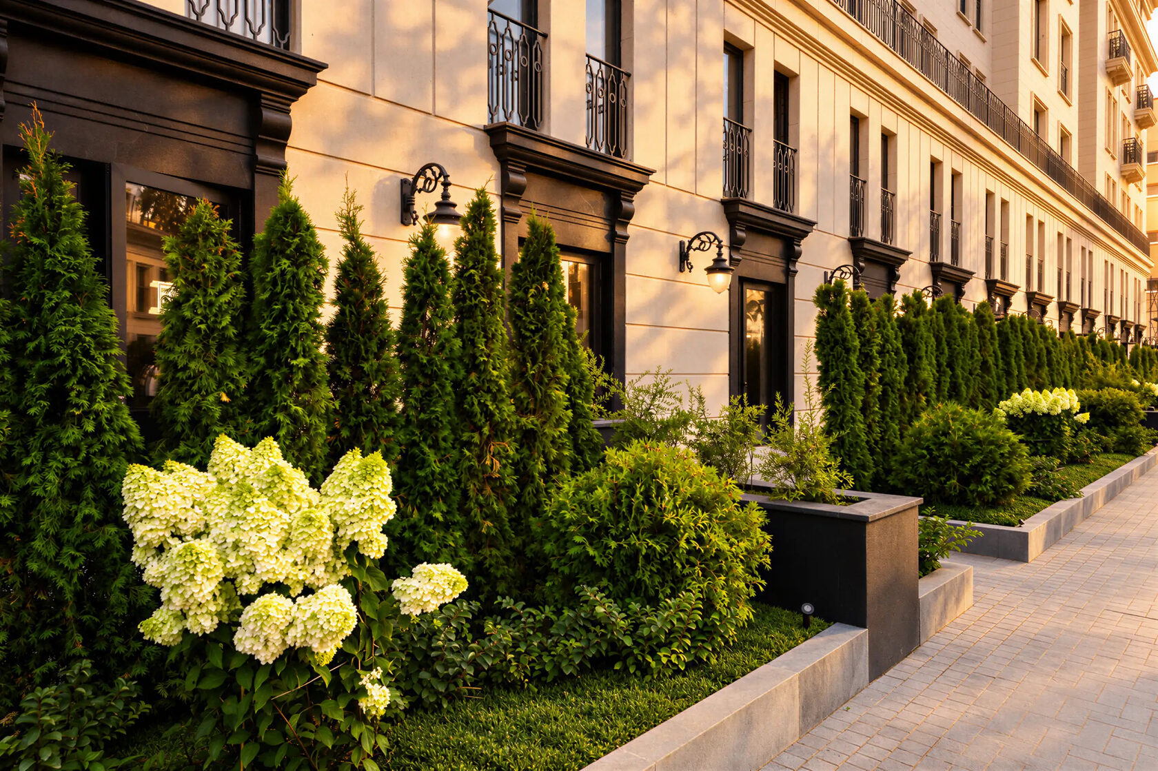 Архитектура и французский сад Quartier d’Or