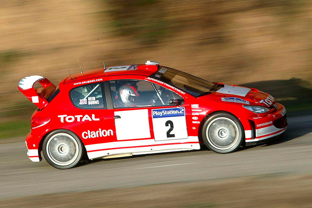 Ричард Бёрнс и Роберт Рид, Peugeot 206 WRC (286 NNN 75), ралли Тур де Корс 2003