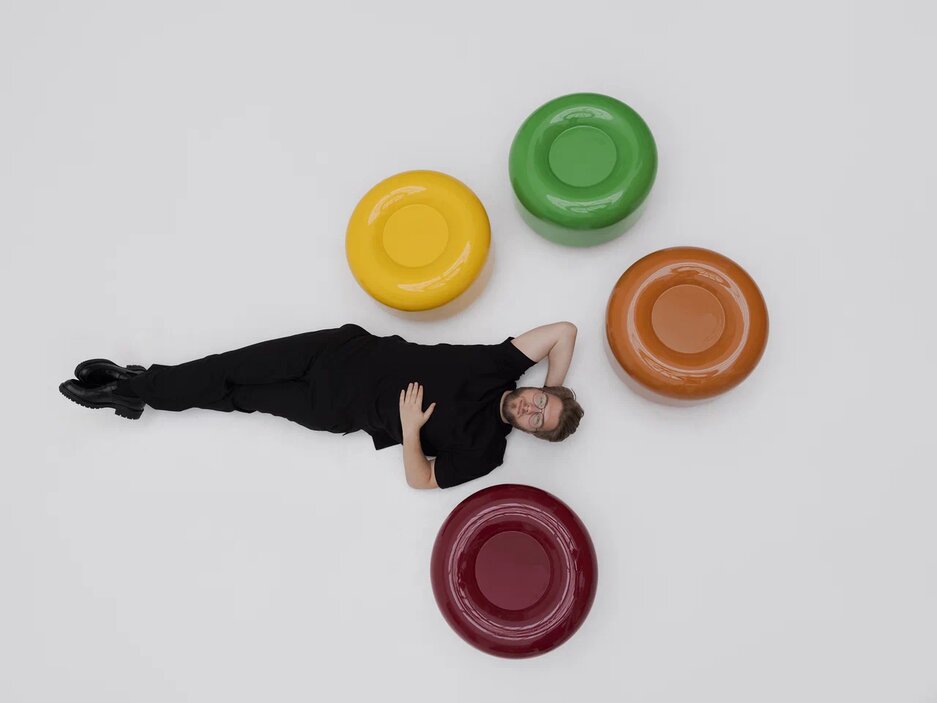 Кофейные столы-пуфы, коллекция Caramel, Svoy Design, дизайн — Максим Татаринцев