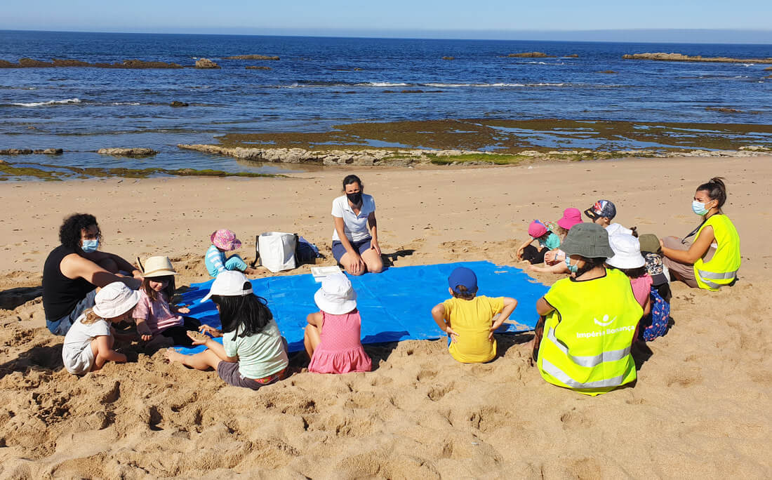 детский сад на пляже Португалия