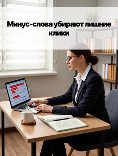 Минус-слова для рекламы психолога в ВКонтакте