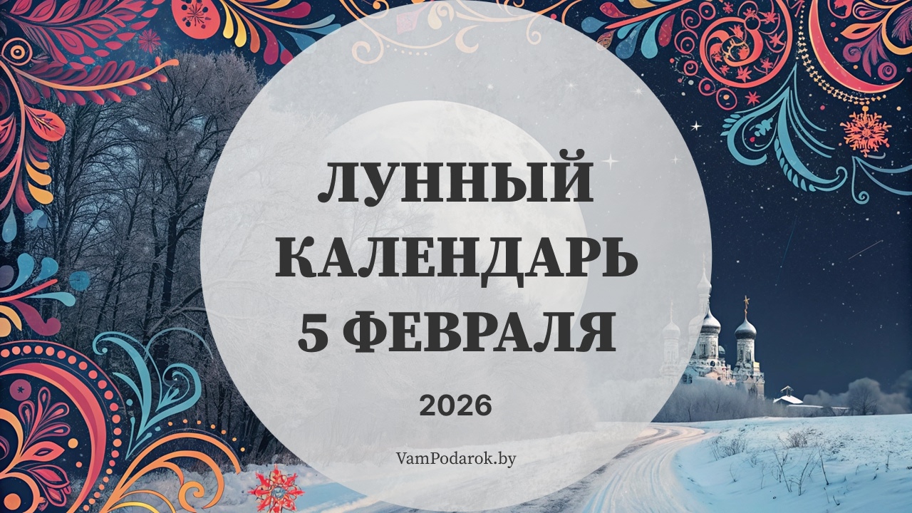 Лунный календарь на 5 февраля 2026 года