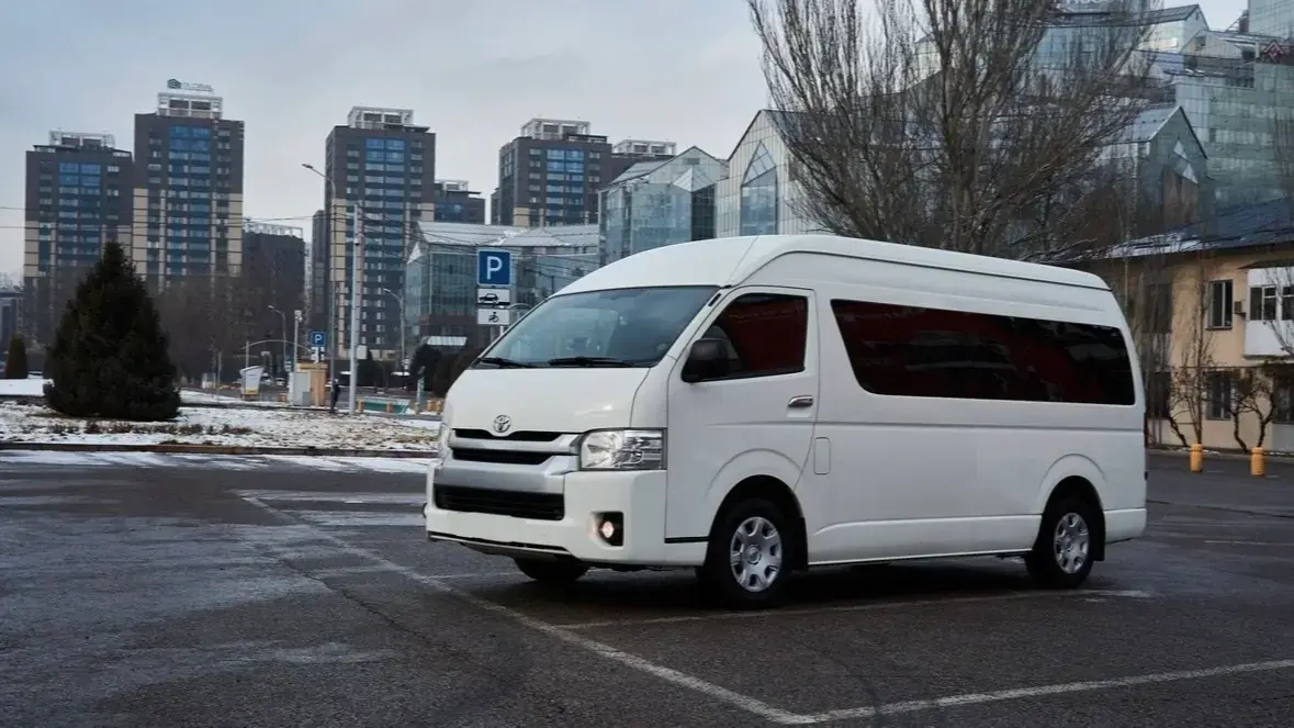 Автопарк для делегаций в Алматы бизнес класс минивэны автобусы Timofeyev