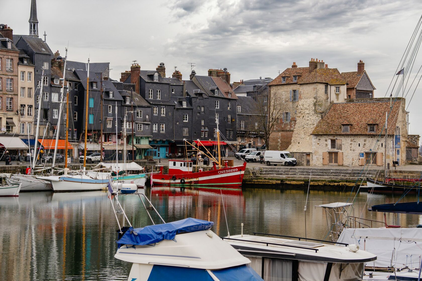Honfleur harbour on the Côte Fleurie