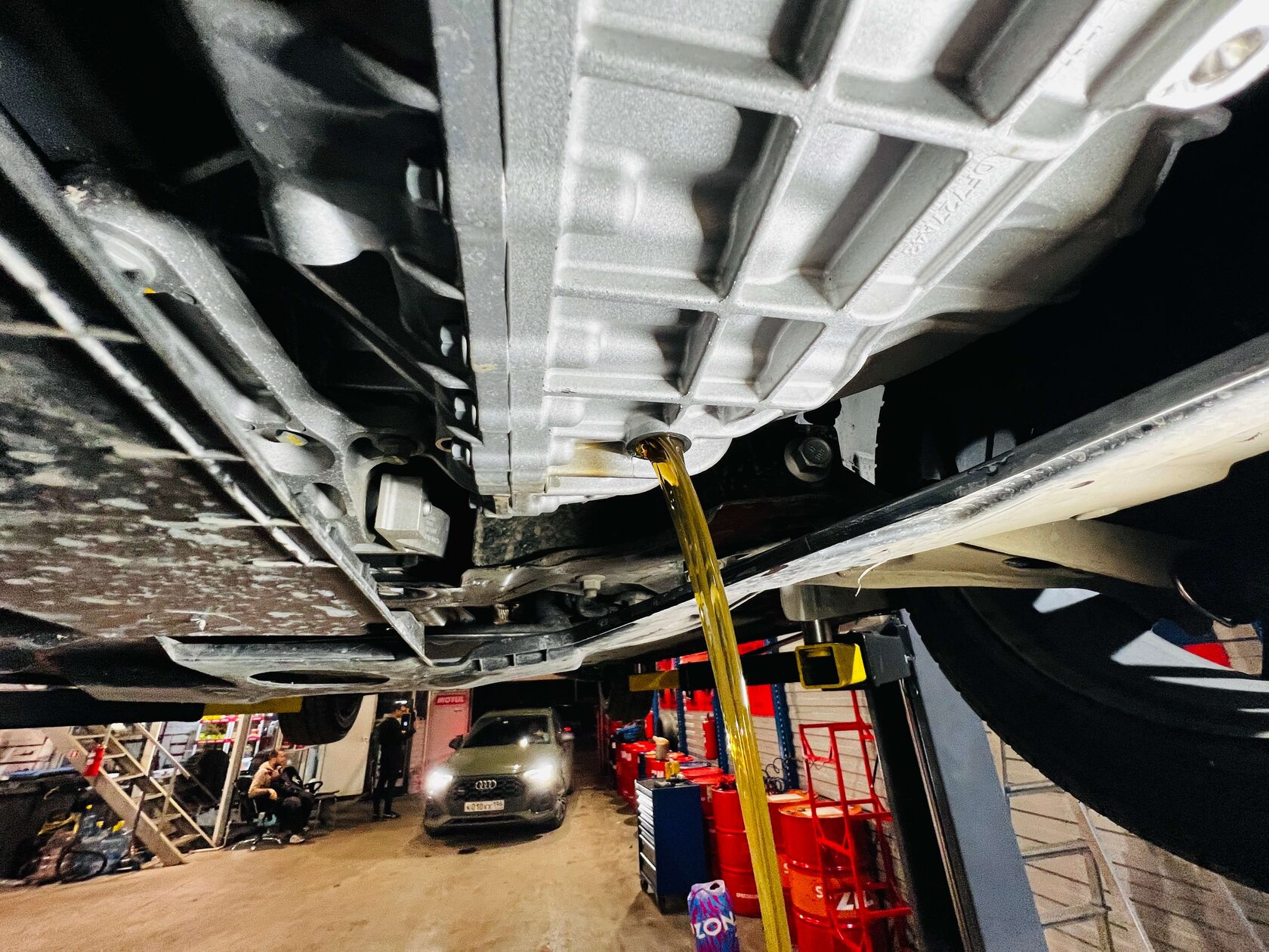 Слив масла из РКПП Changan