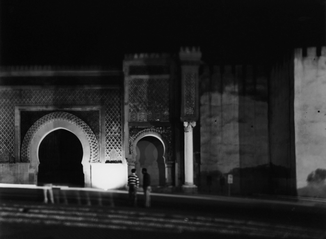 Bab Mansour. Morocco. 2007–2011. BW Negative 4×5 inch.