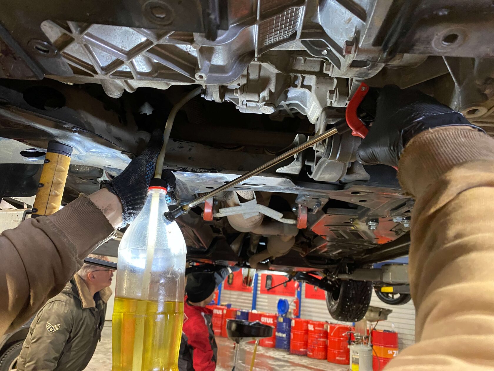 Заправка переднего редуктора Haval Dargo